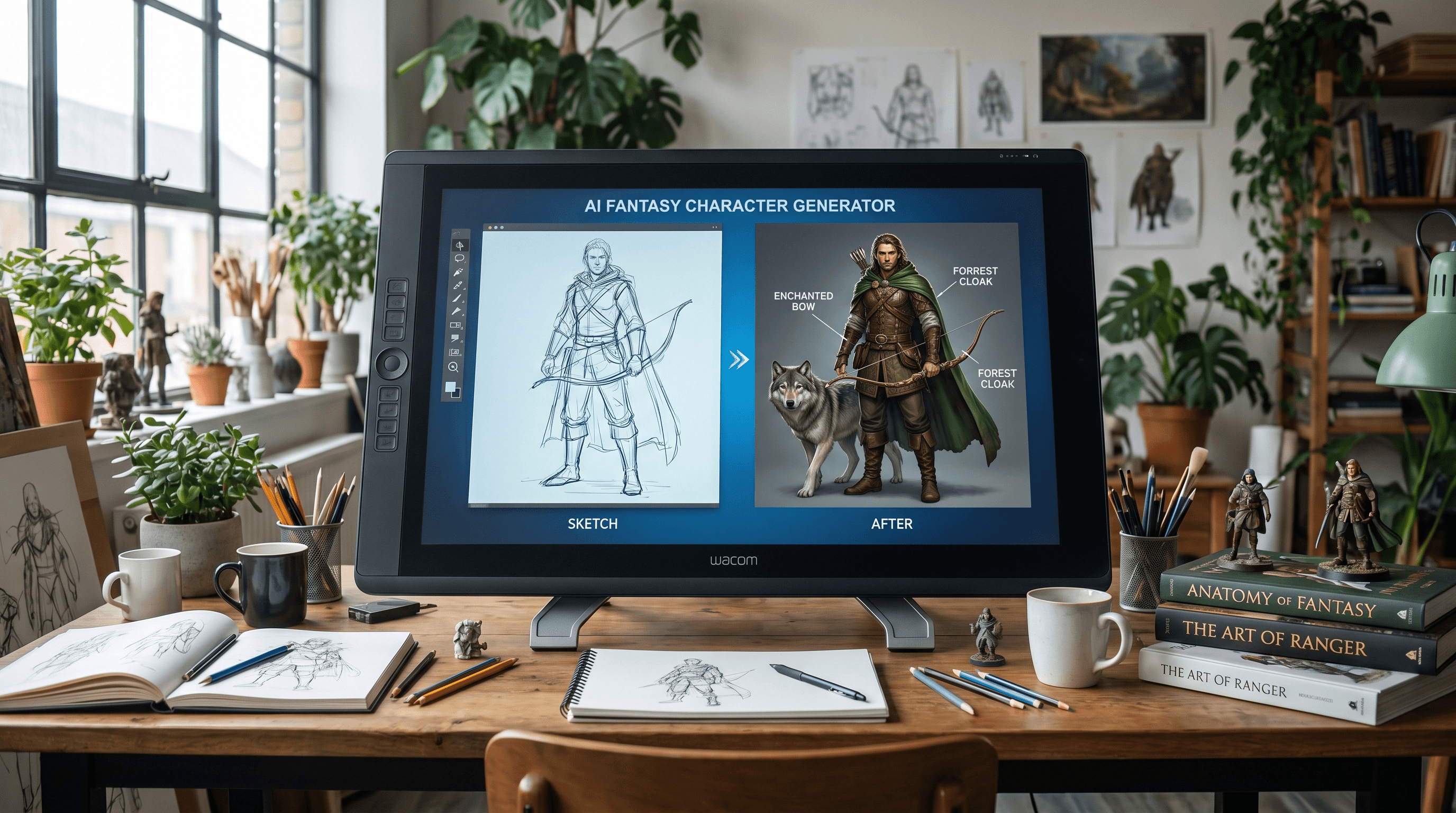 Generate Beautiful Fantasy Character Art