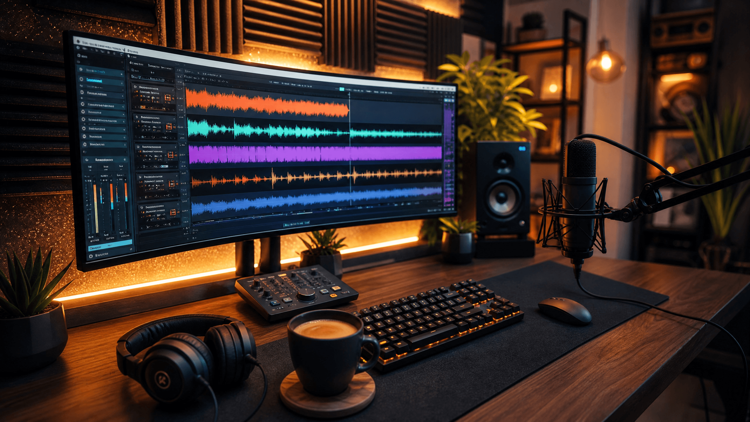 Next Gen AI Voice Studio Audio Production